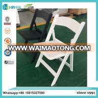 White black mahogany resin and wooden folding chair american chair