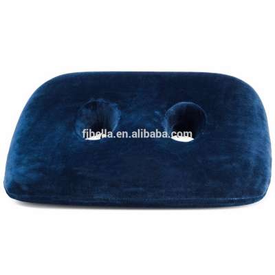 Updated version Ischial Tuberosity Comfort Foam Seat Cushion with Two Holes for Sitting Bones