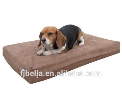 Eyelid Design MicroSuede Cover Memory Foam Pet Dog Bed Inside Waterproof Cover