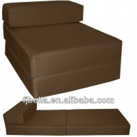 Chocolate Block Foam Folding Chair Z Bed Guest Futon In/Outdoor